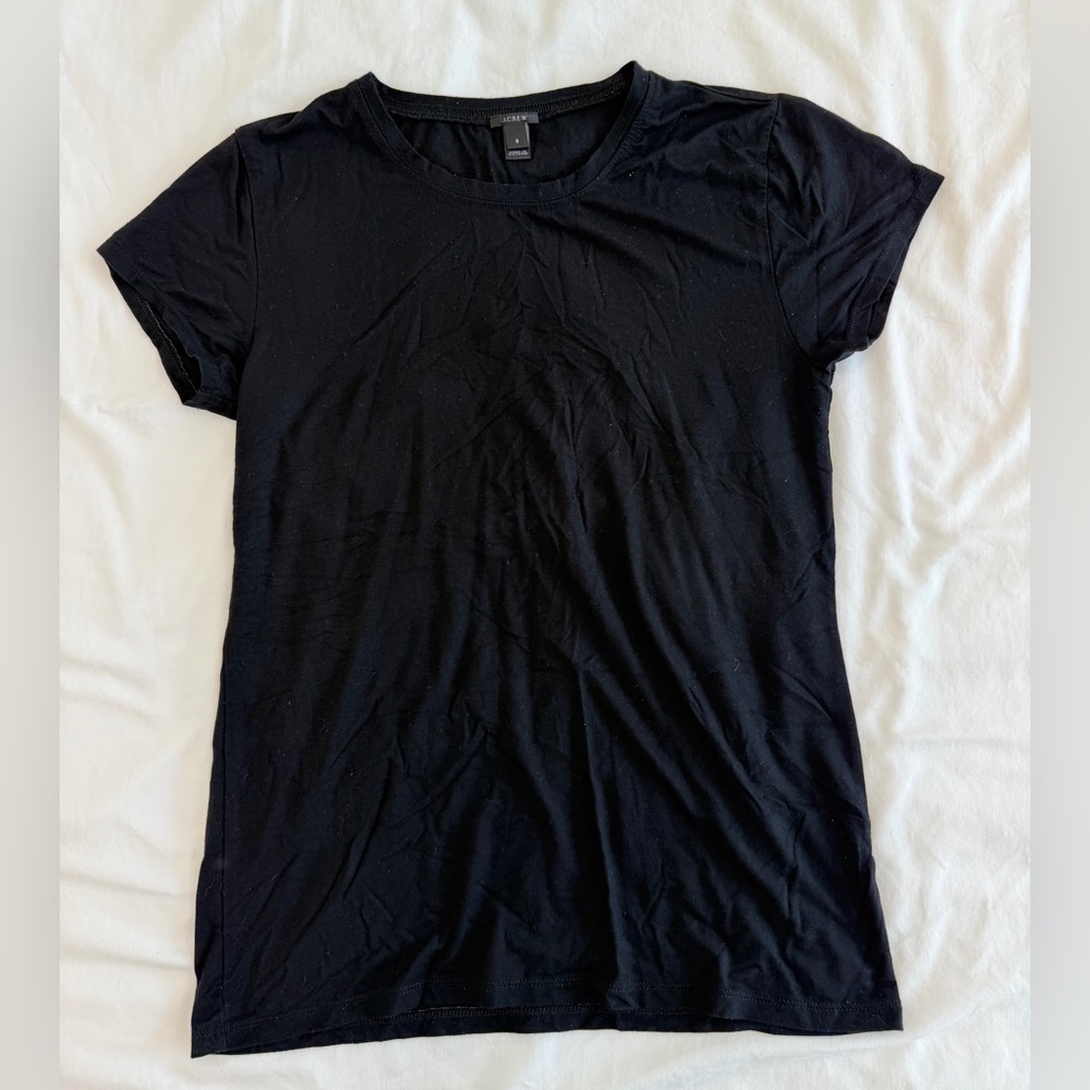 JCrew MODAL Black T-Shirt